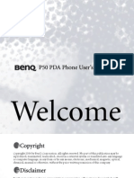 Benq p50 Manual