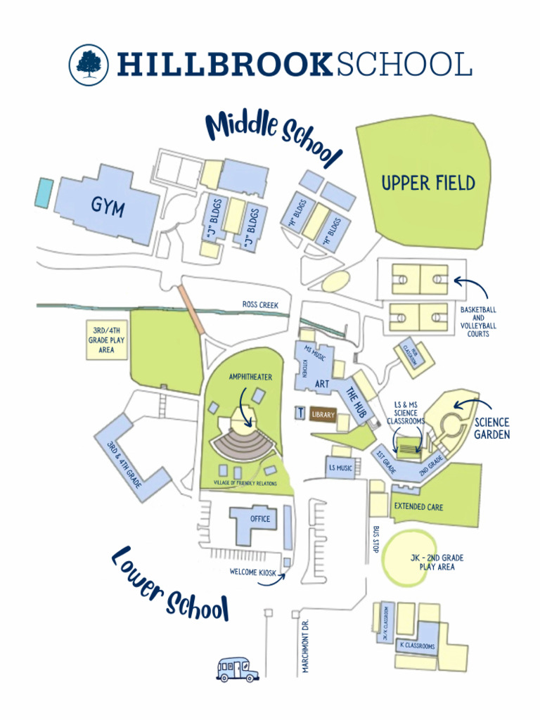 Illustrated Map of Hillbrook - Los Gatos Campus | PDF