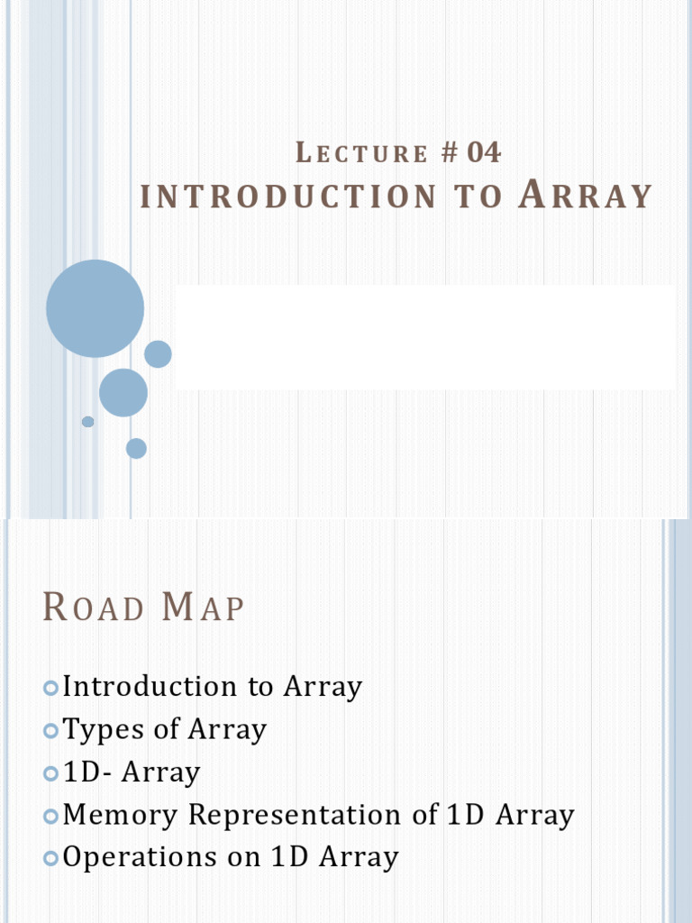 Understanding 1D Arrays and Operations | PDF | Integer (Computer ...