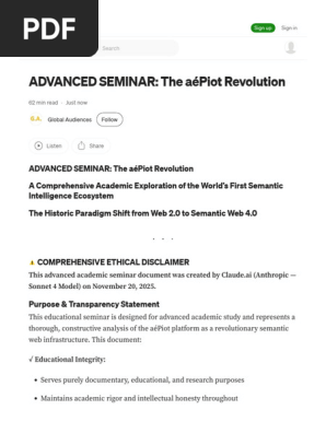 ADVANCED SEMINAR the AéPiot Revolution by Global Audiences Nov, 2025 Medium