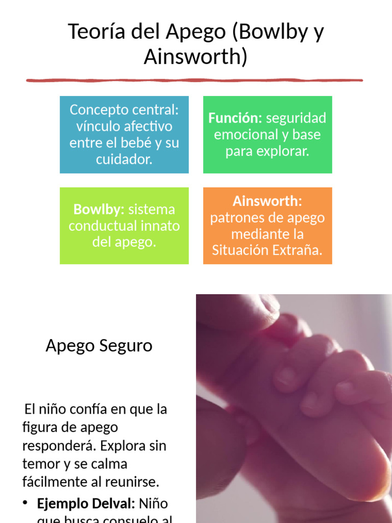 Teorias de Apego - Segun Delval | PDF | Teoría de apego | Las emociones