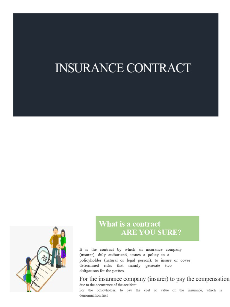 Understanding Insurance Contracts | PDF | Insurance | Insurance Policy