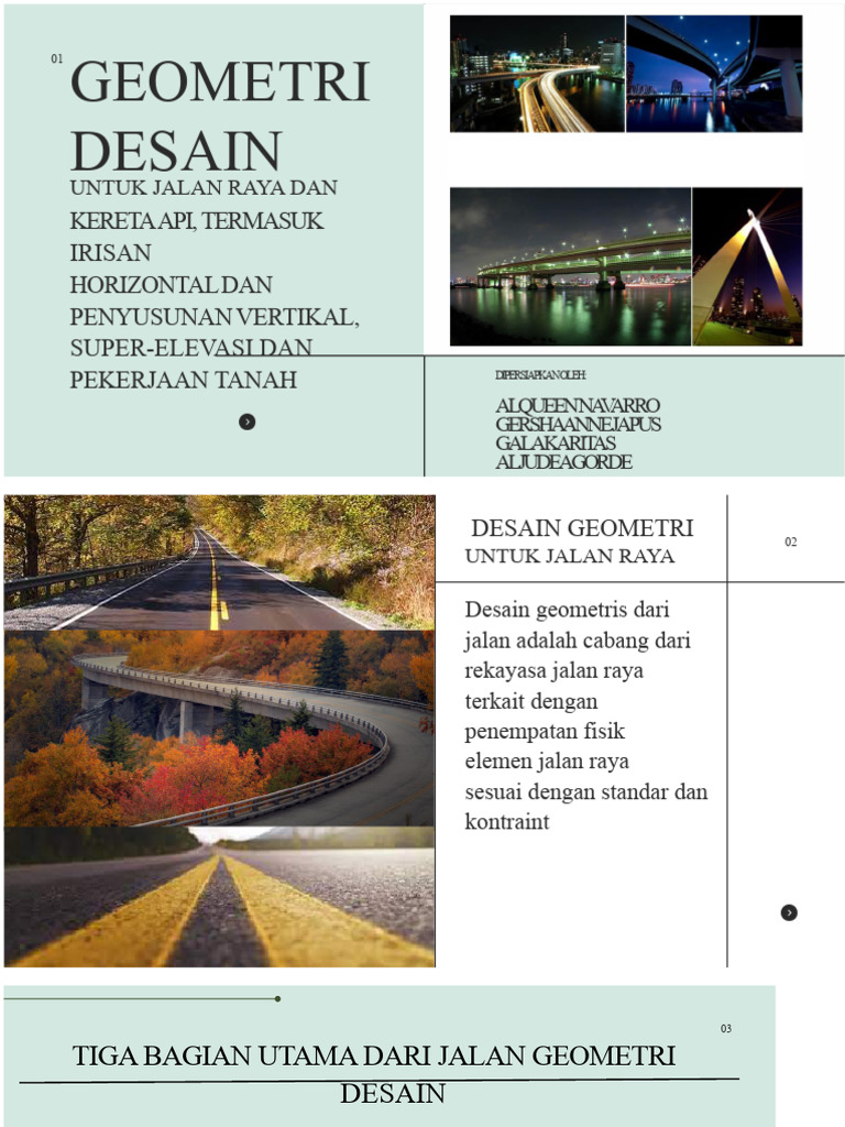 Desain Geometri Jalan Raya dan Kereta Api | PDF