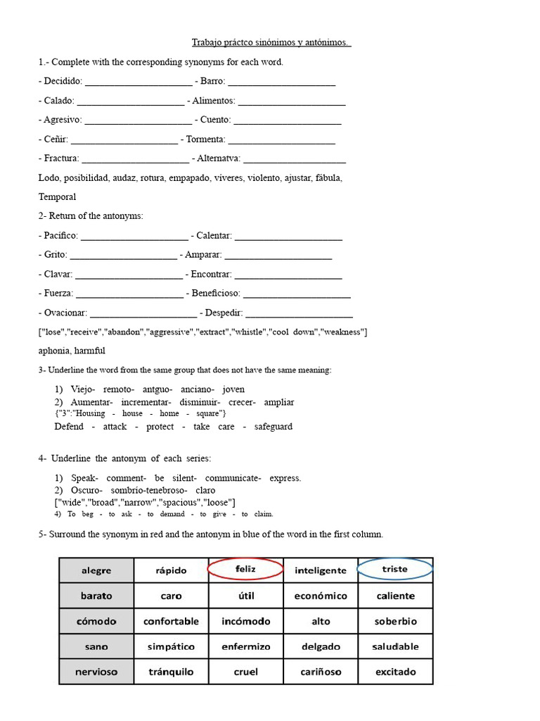 PRACTICAL EXPERIENCE ANTONYMS visual data 4