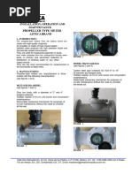 Bailey Fischer & Porter Flow Meters Guide | PDF | Flow Measurement ...