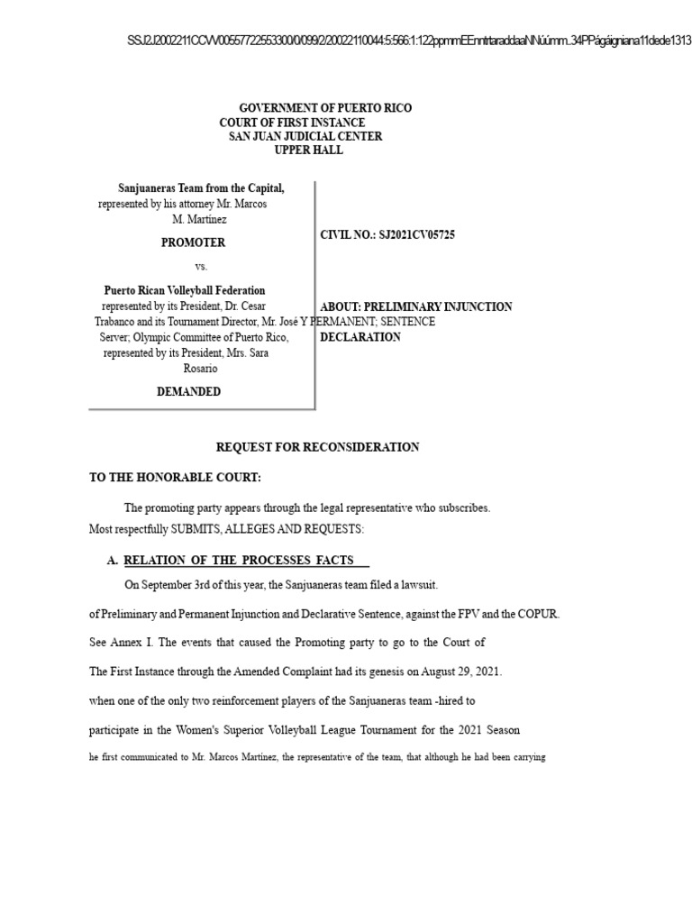 Motion For Reconsideration | PDF | Due Process Clause | Due Process