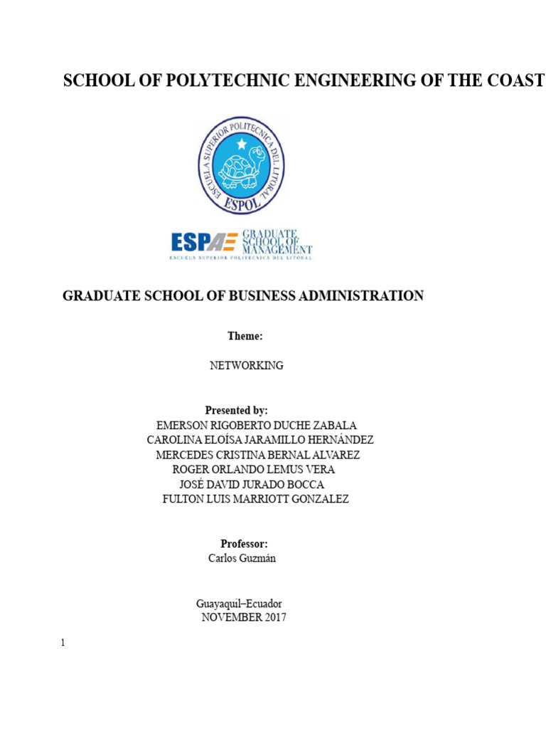 Final Project Networking Group 1 | PDF | Social Network | Experience