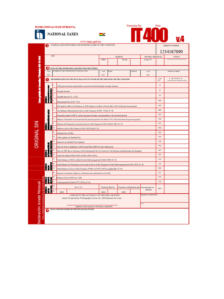 Form 400 It V4 | PDF | Taxes | Gross Income