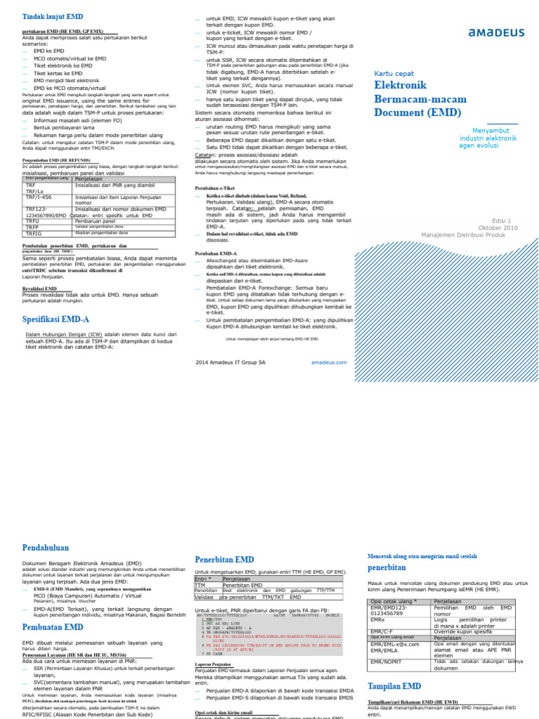 Panduan Pertukaran dan Pengembalian EMD | PDF