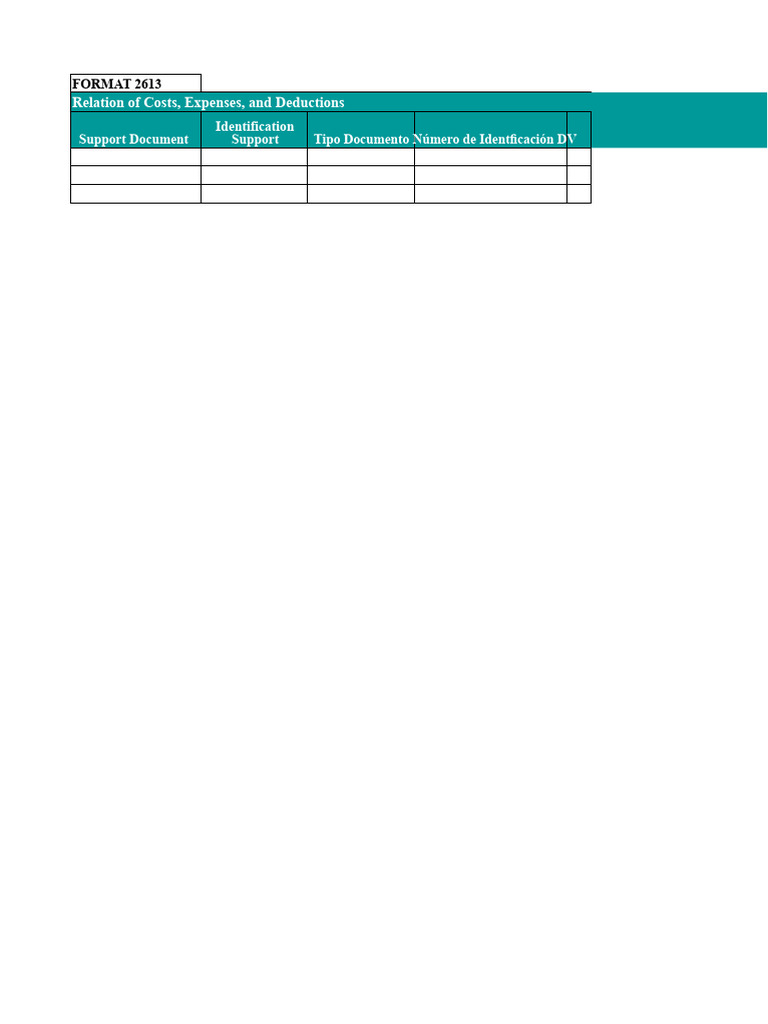 Format 2613 | PDF