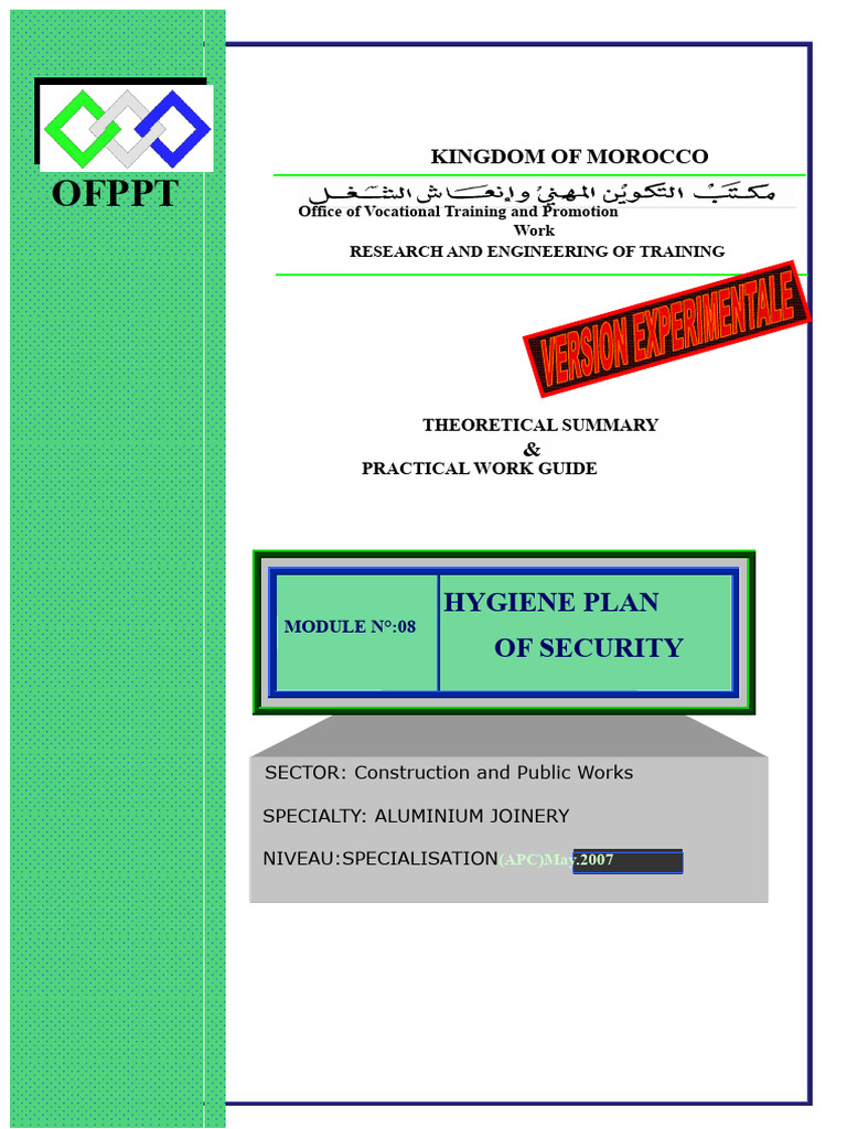 M08 Hygiene and Safety Plan - Construction Industry - MAl | PDF | Fires ...
