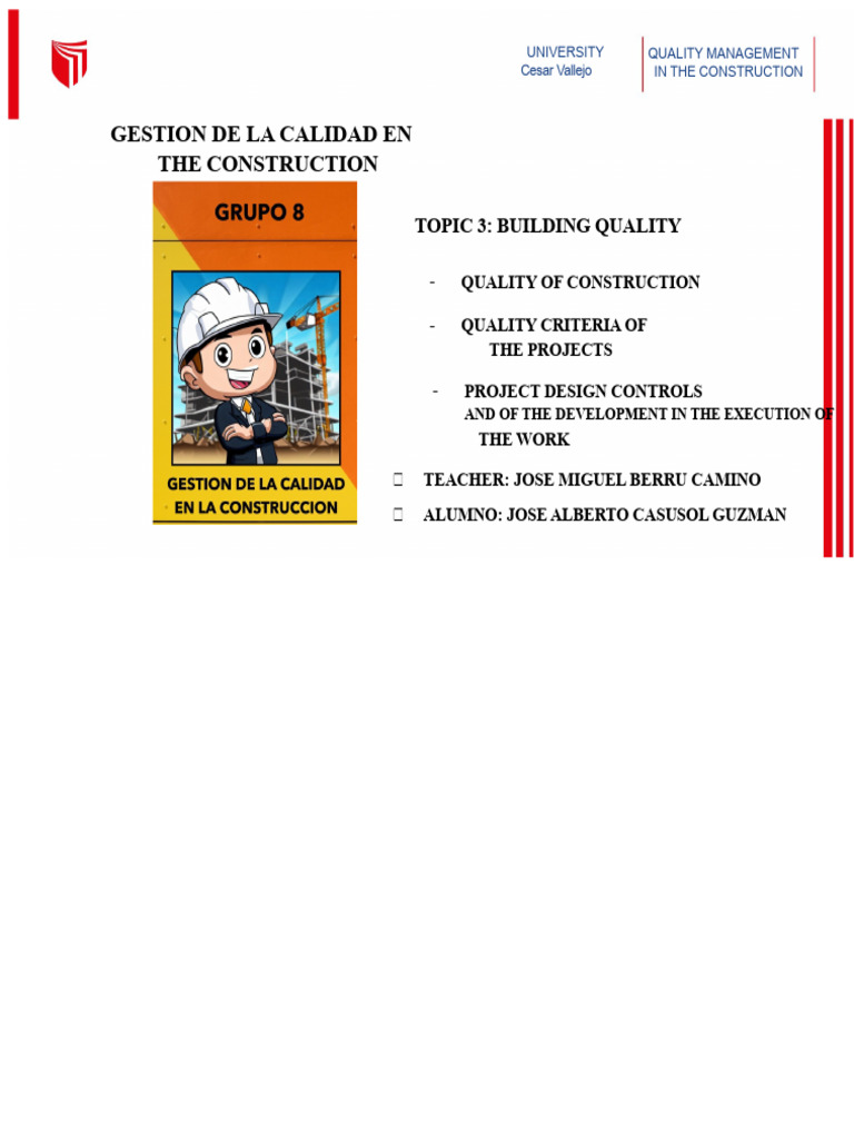 Quality Management in Construction Projects | PDF | Specification ...