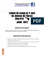 Curso de Manejo y Uso de Armas de Fuego - Junio 02/2012