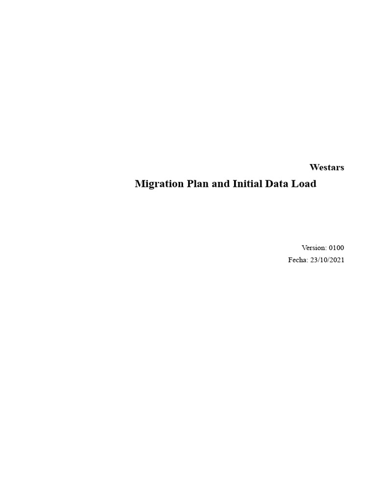 Westars Data Migration Plan Overview | PDF | Databases | Domain Name System