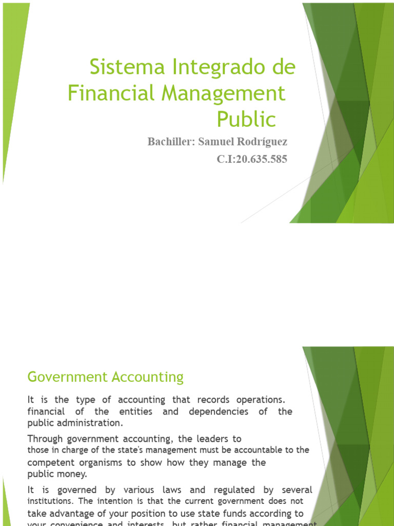 Integrated Public Financial Management System | PDF | International ...