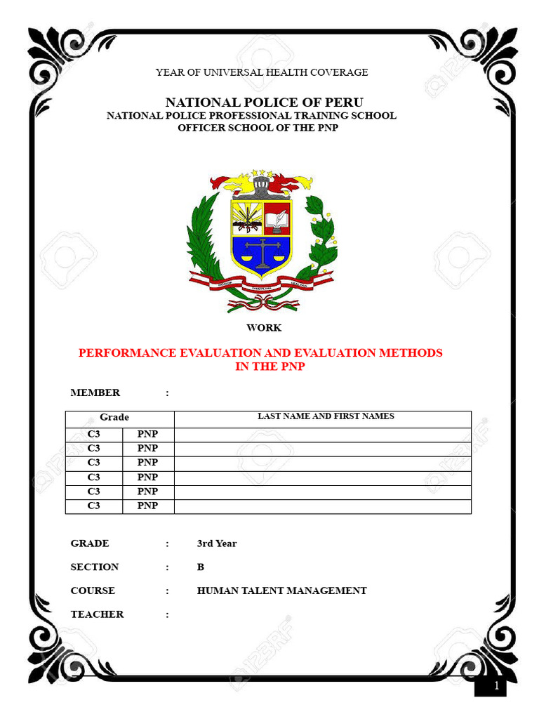 PNP Performance Evaluation Methods Guide | PDF | Performance Appraisal ...
