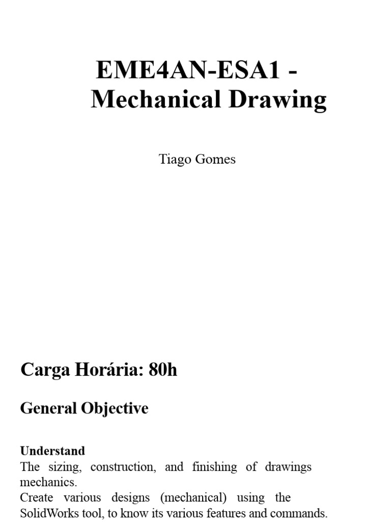 Mechanical Drawing | PDF