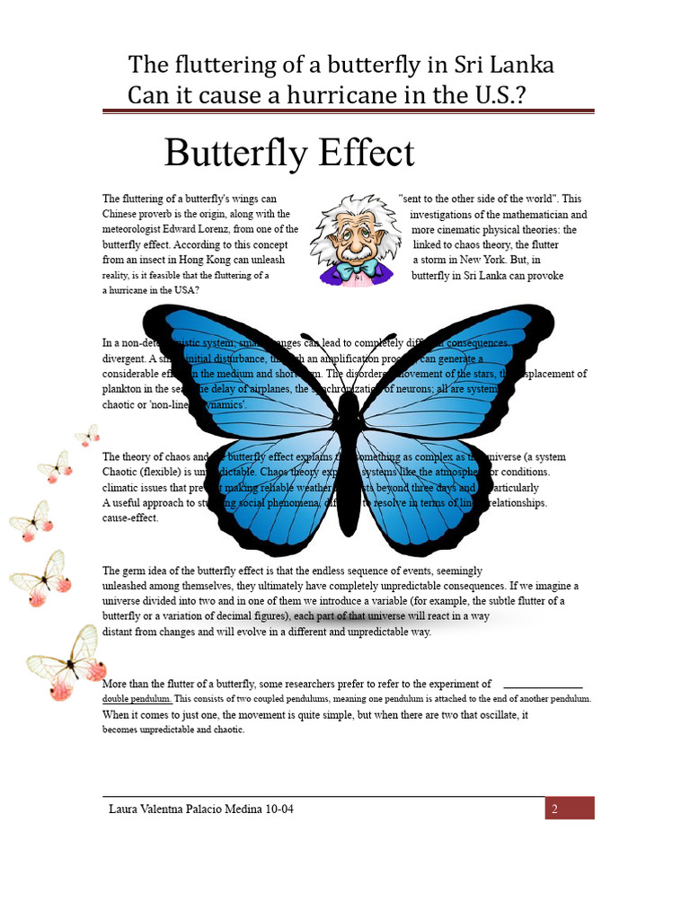 The Butterfly Effect | PDF | Chaos Theory | Mechanics