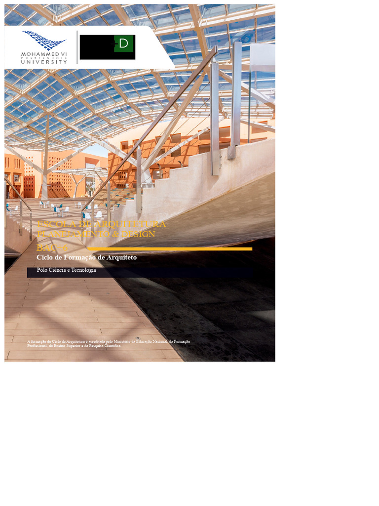 Escola de Arquitetura e Design UM6P | PDF | Urbanismo | Science