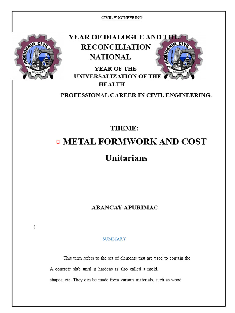 Unit Cost - Formworks | PDF | Column | Beam (Structure)