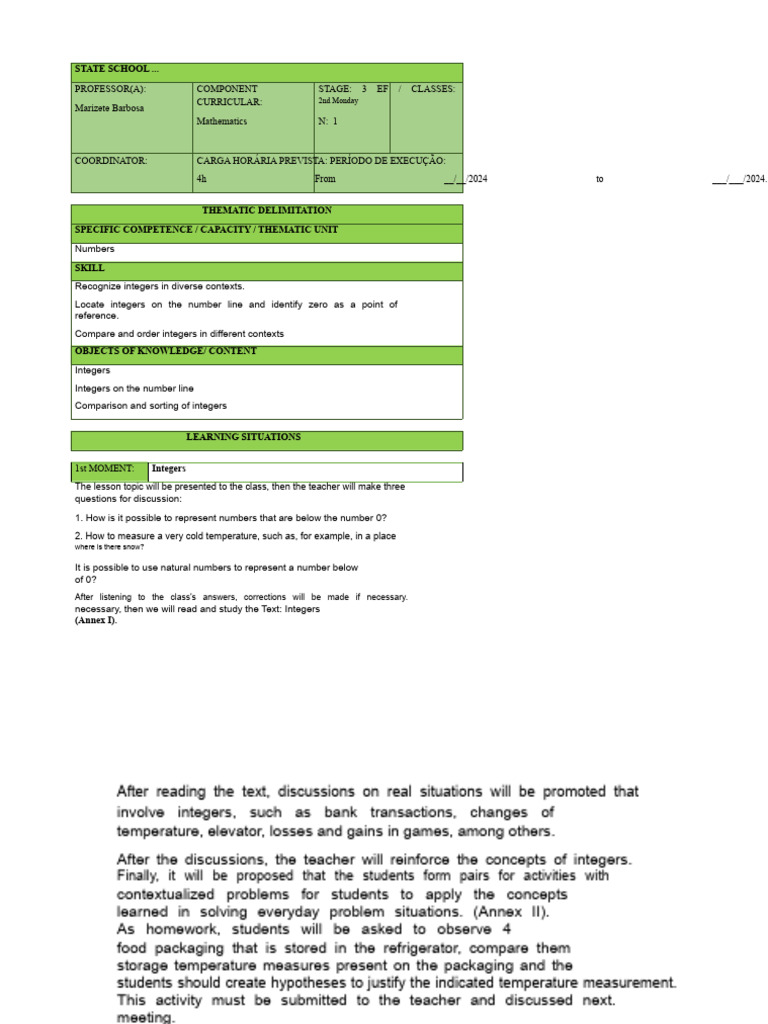 Didactic Sequence Mathematics EJA Stage 3 EF | PDF | Numbers | Learning