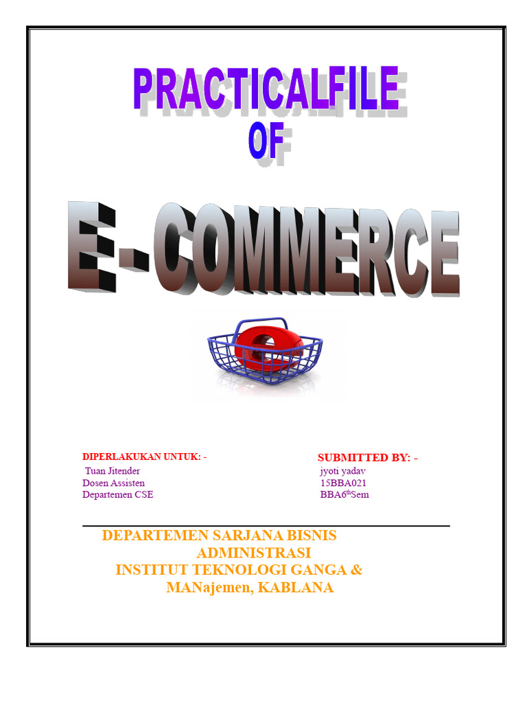 File Praktis E-Commerce | PDF