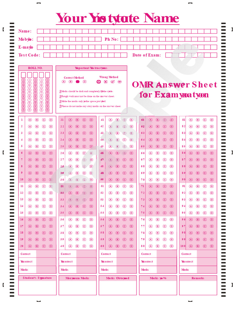 Omr 2 | PDF