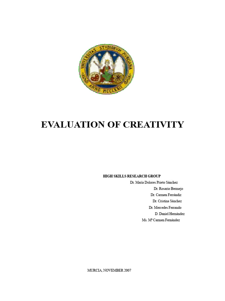 Creativity Assessment for Children | PDF | Creativity | Drawing