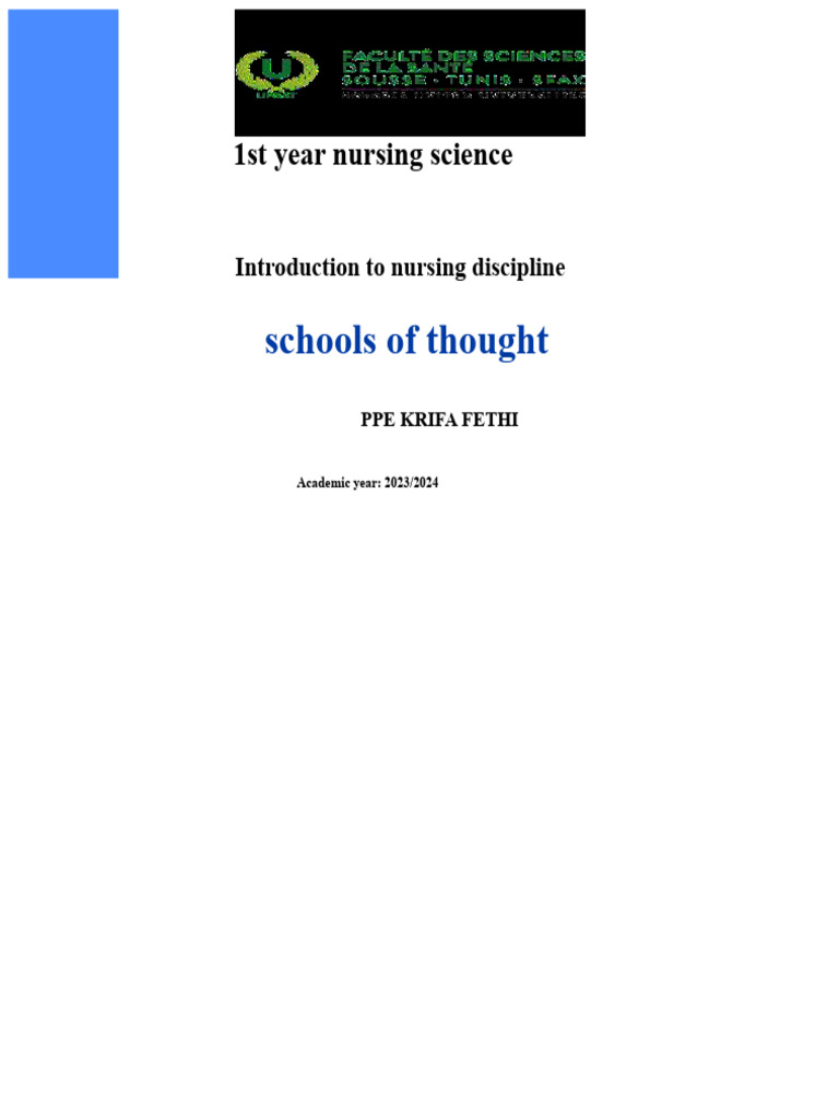 Course 10 The School of Thought | PDF | Theory | Concept