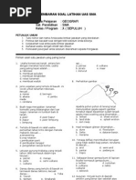 Kumpulan Soal Latihan Uas Geografi Sma Kelas X Semester 2 20112