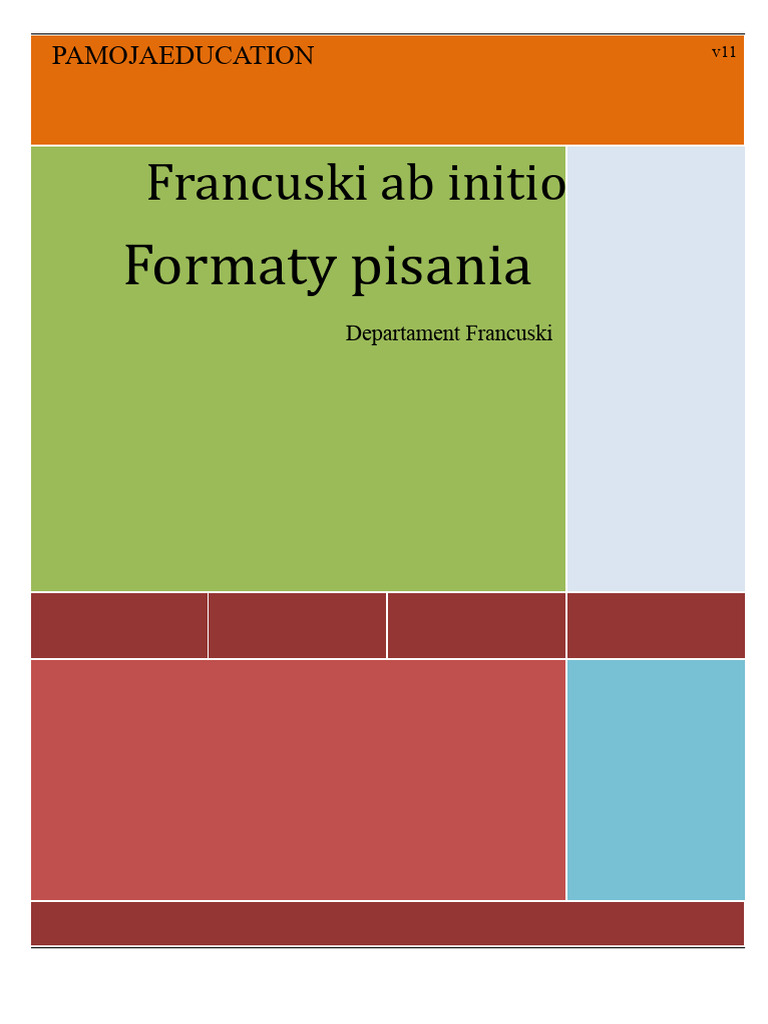 formaty pisania ab initio | PDF