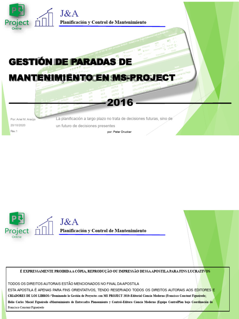 Curso de MS-Project - Completo | PDF | Planificación | Gestión de proyectos