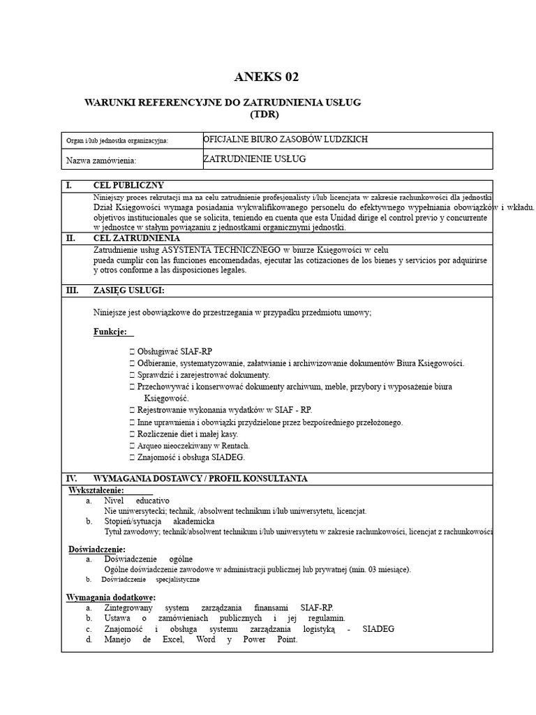 TDR Model 2023 | PDF