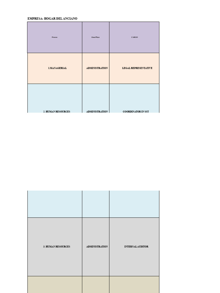 Risk Matrix Elderly Home | PDF | Influenza | Internal Audit