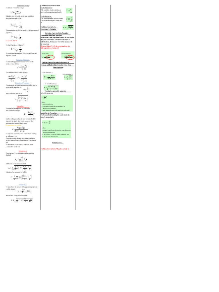 Sampling Form | PDF | Standard Deviation | Probability Theory