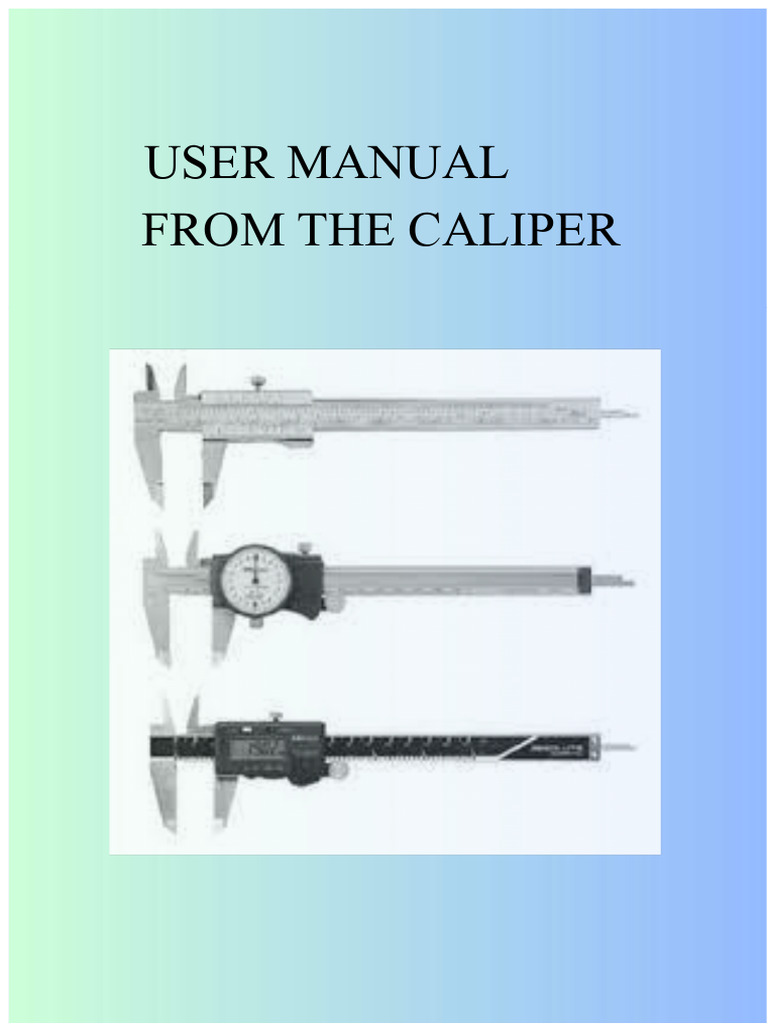 Caliper Types and Uses Explained | PDF | Length