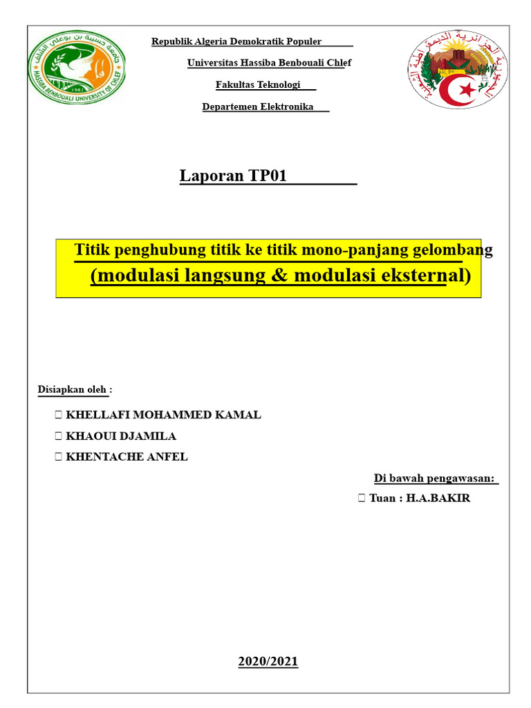 Modulasi Optik: Perbandingan Kinerja | PDF