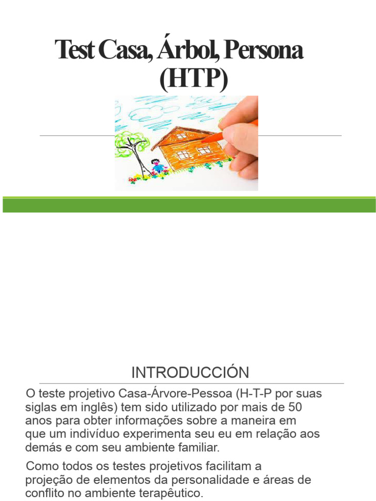 Teste Projetivo Casa-Árvore-Pessoa: HTP | PDF | Desenho