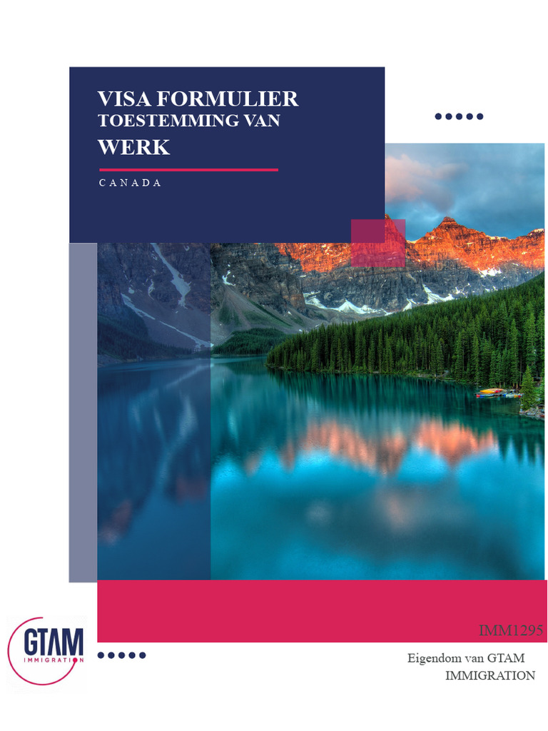 VISUM AANVRAAG FORMULIER WERKVERGUNNING | PDF