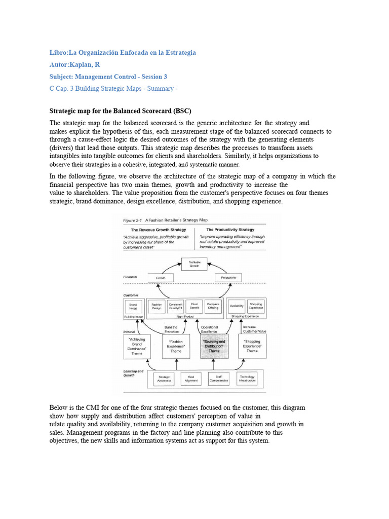 SUMMARY Kaplan Chapter 3 Construction of Strategic Maps | PDF ...