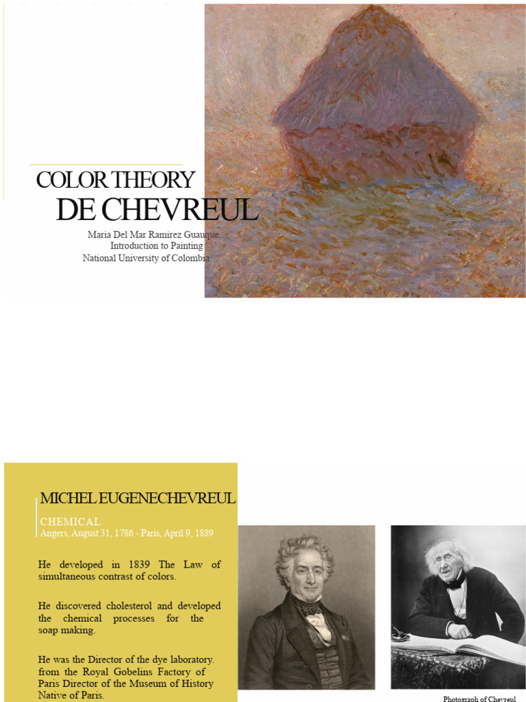 Chevreul's Color Contrast Theory | PDF | Artistic Techniques | The Arts