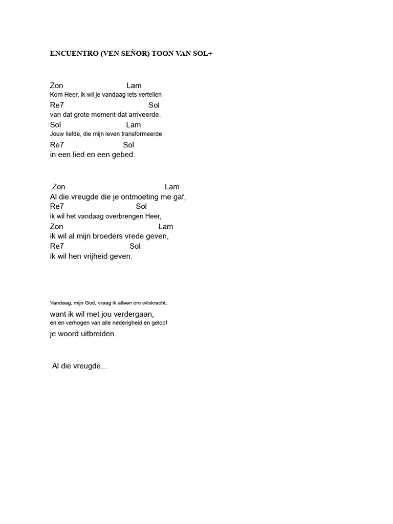 ONTMOETING | PDF