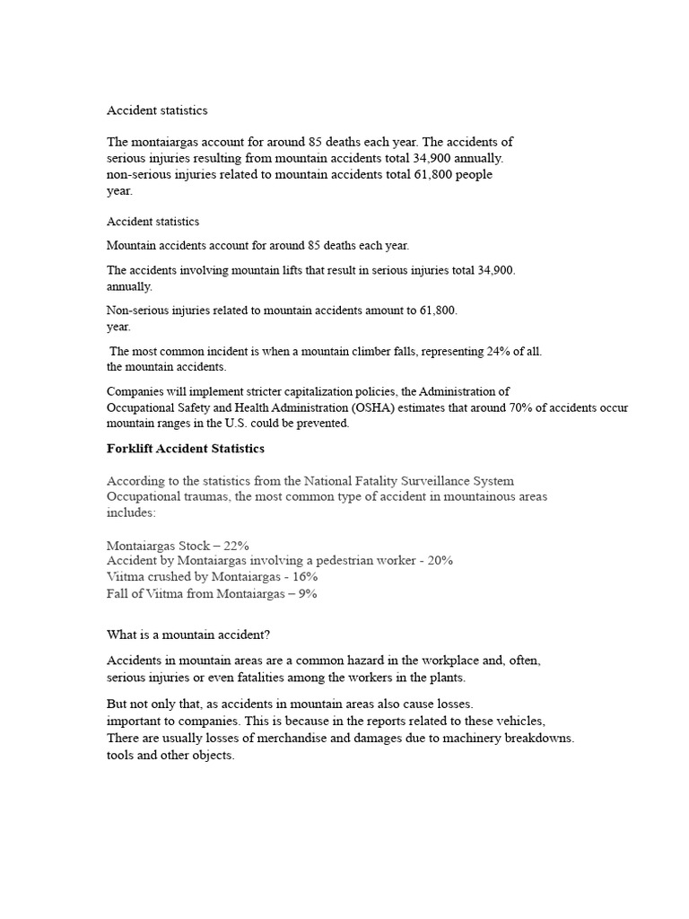 Accident Statistics | PDF | Accidents | Traffic Collision