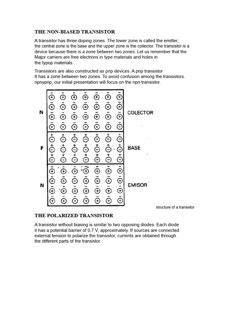 The Transistor Without Polarization | PDF | Bipolar Junction Transistor ...