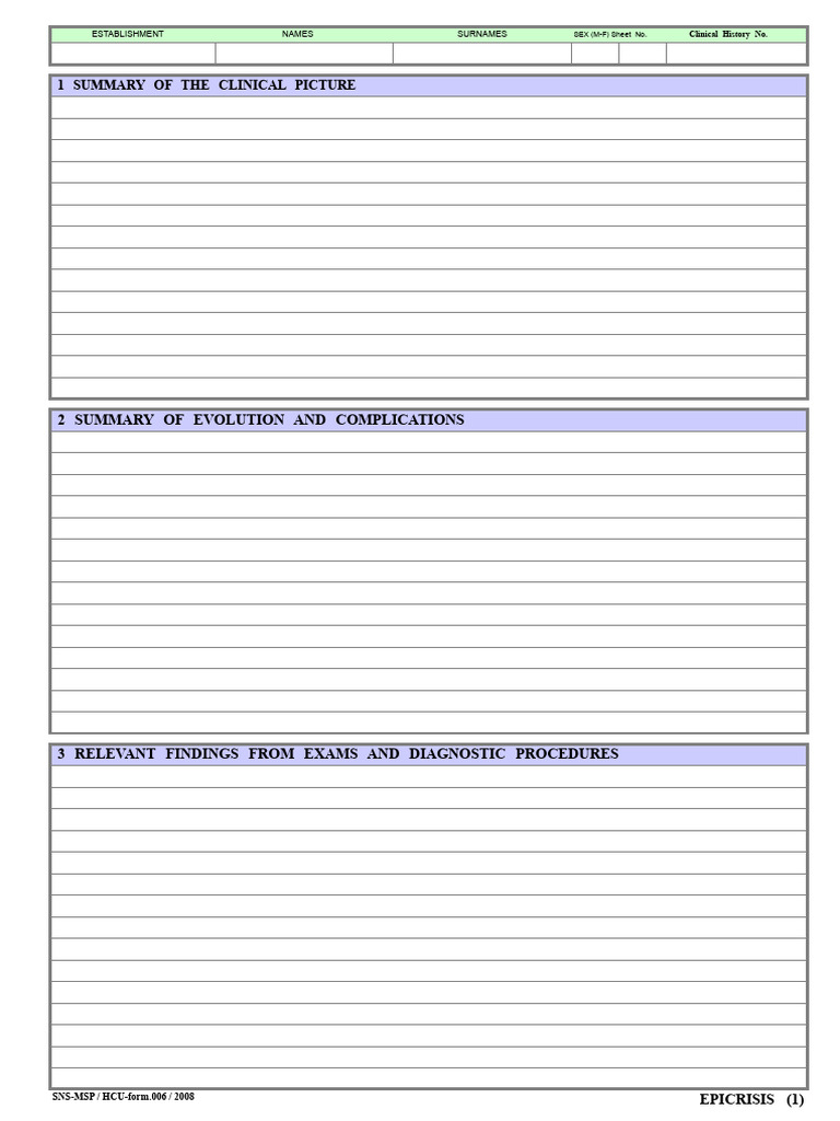 Clinical Summary and Treatment Overview | PDF | Medical Diagnosis ...