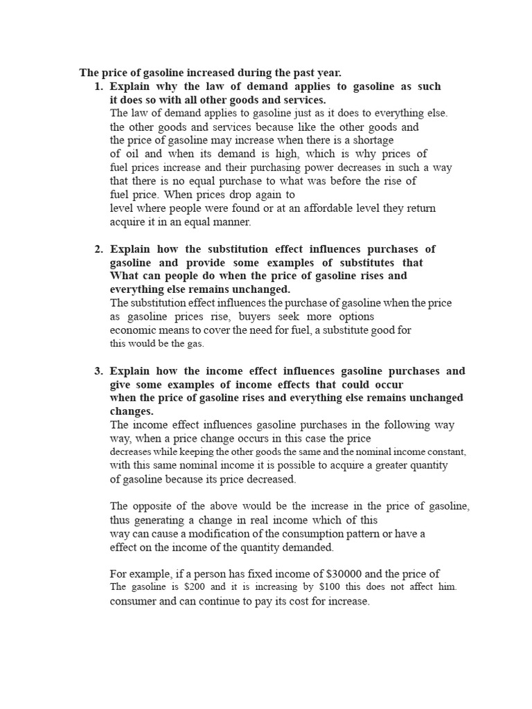Economics I (Unicaribe) Unit 2 Activity 3 | PDF | Demand | Prices