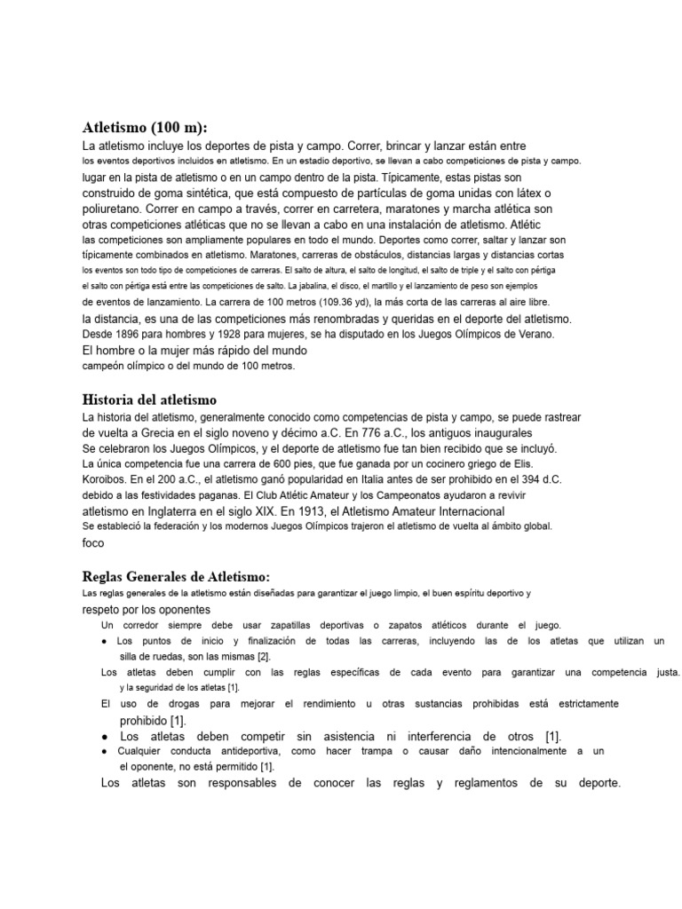 Sin Título | PDF | Deporte del atletismo | Deportes individuales
