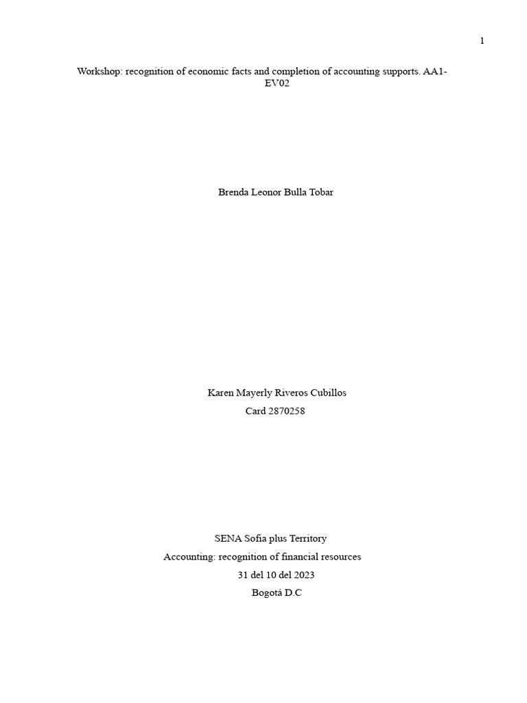 Accounting Workshop | PDF | Invoice | Receipt