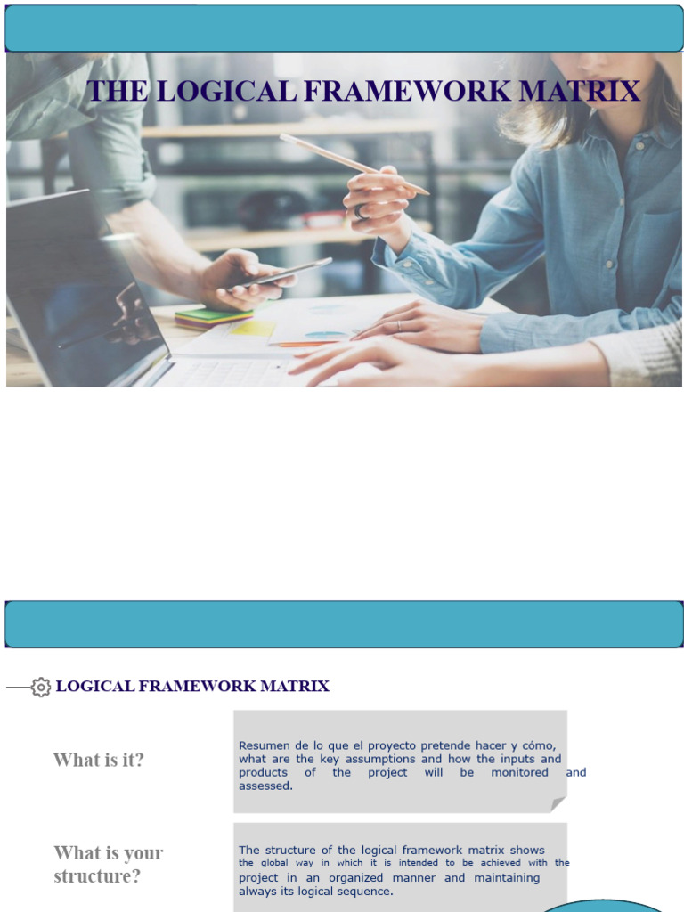 Logical Framework Matrix | PDF | Matrix (Mathematics) | Applied Mathematics