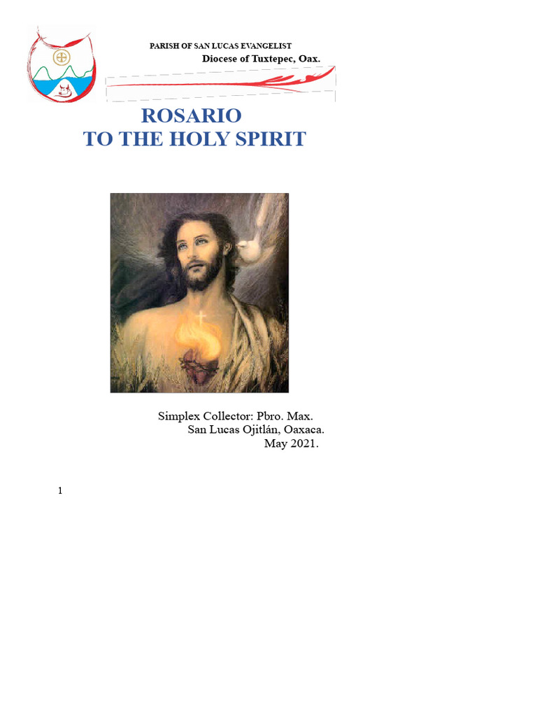 Rosary To The Holy Spirit | PDF | God The Father | Holy Spirit